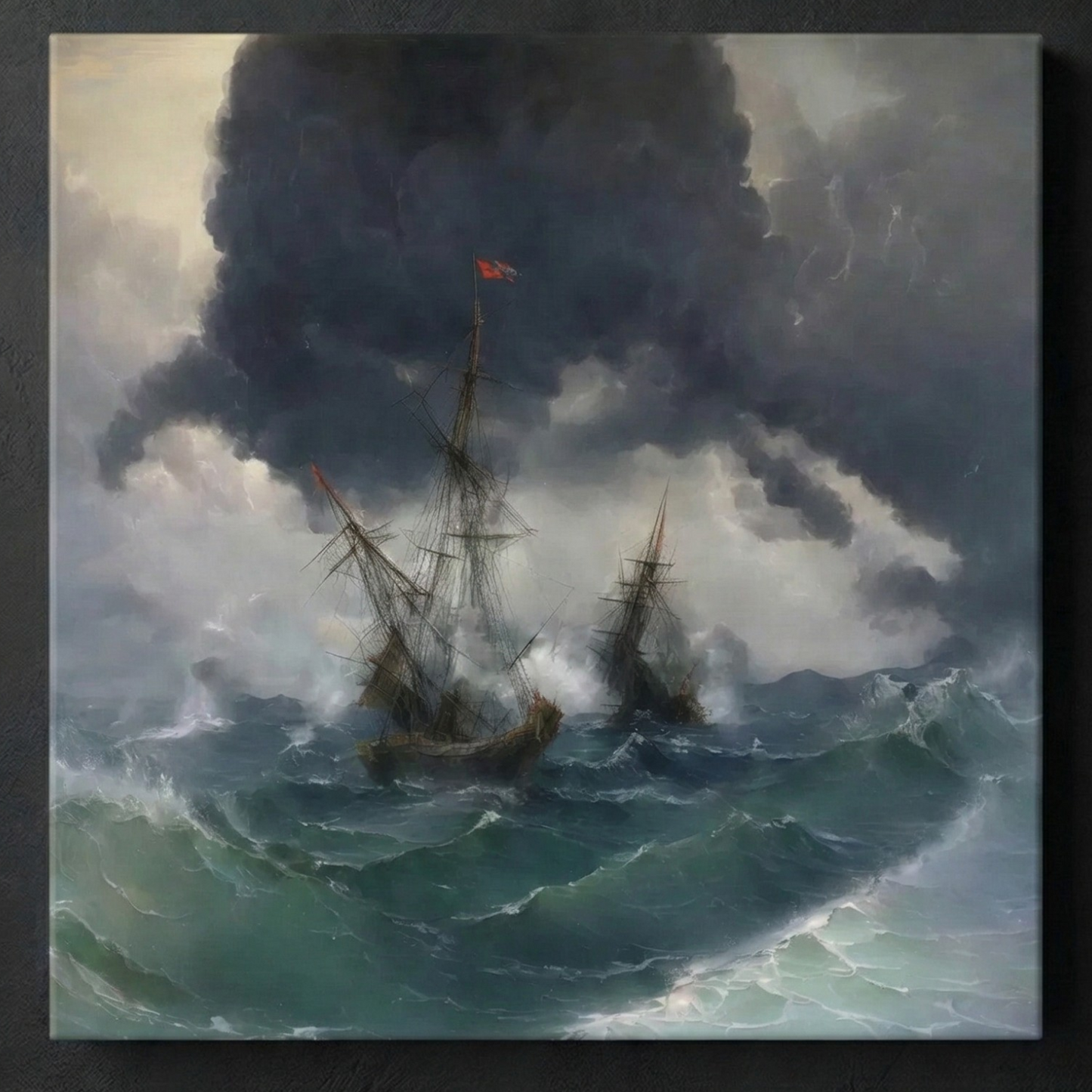 Ivan Ayvazovski Tarzı Kişiye Özel Sanatsal Tablo